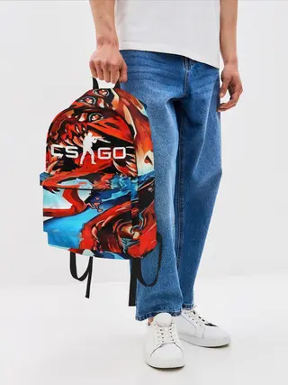 Рюкзак джинсовый / CS GO Hyper Beast