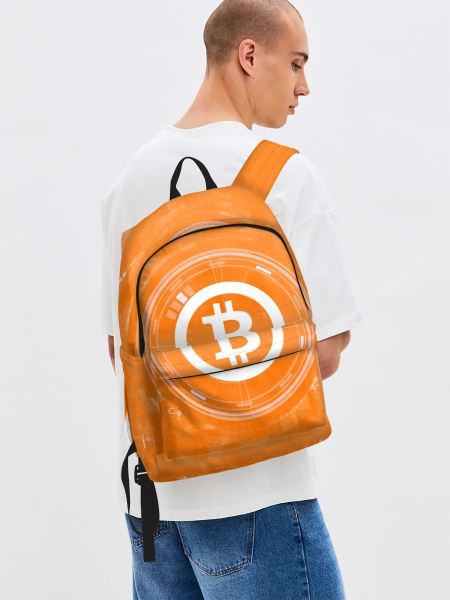 Рюкзак джинсовый / БИТКОИН | BITCOIN