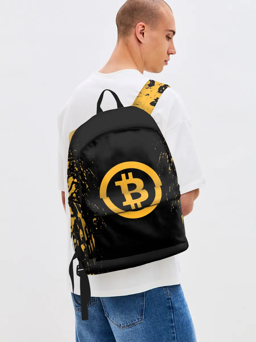 Рюкзак джинсовый / БИТКОИН | BITCOIN