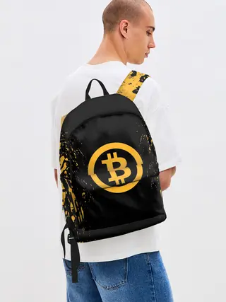 Рюкзак джинсовый / БИТКОИН | BITCOIN