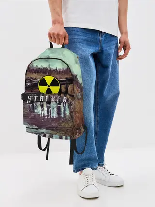 Рюкзак джинсовый / S.T.A.L.K.E.R КОЛЯ
