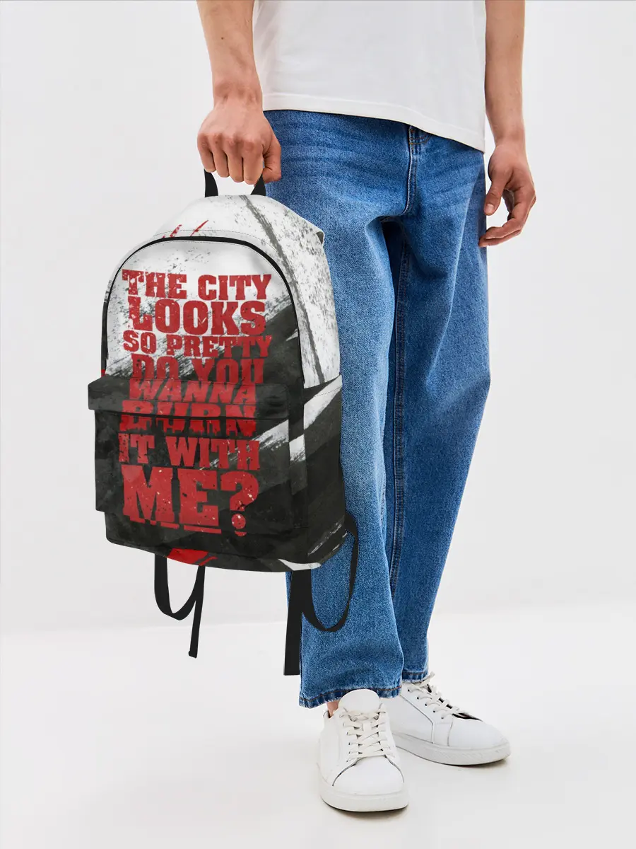 Рюкзак джинсовый / Hollywood Undead