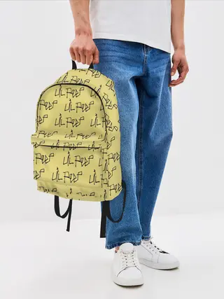 Рюкзак джинсовый / LiL PEEP Pattern