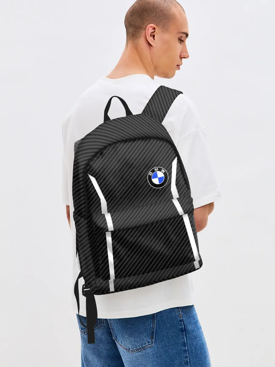 Рюкзак джинсовый / BMW CARBON | БМВ КАРБОН