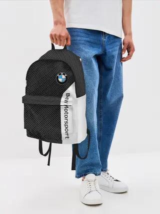 Рюкзак джинсовый / BMW CARBON | БМВ КАРБОН