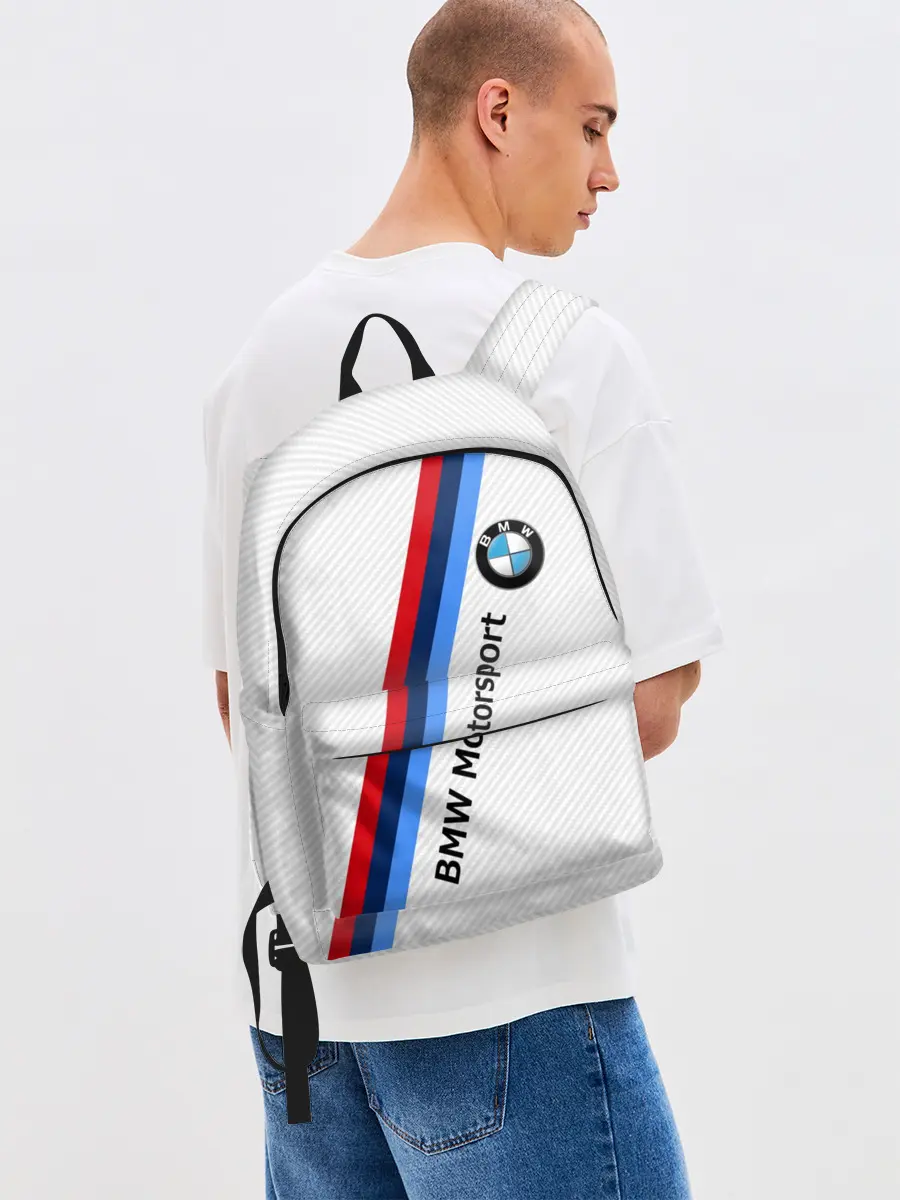 Рюкзак джинсовый / BMW MOTORSPORT CARBON | БМВ
