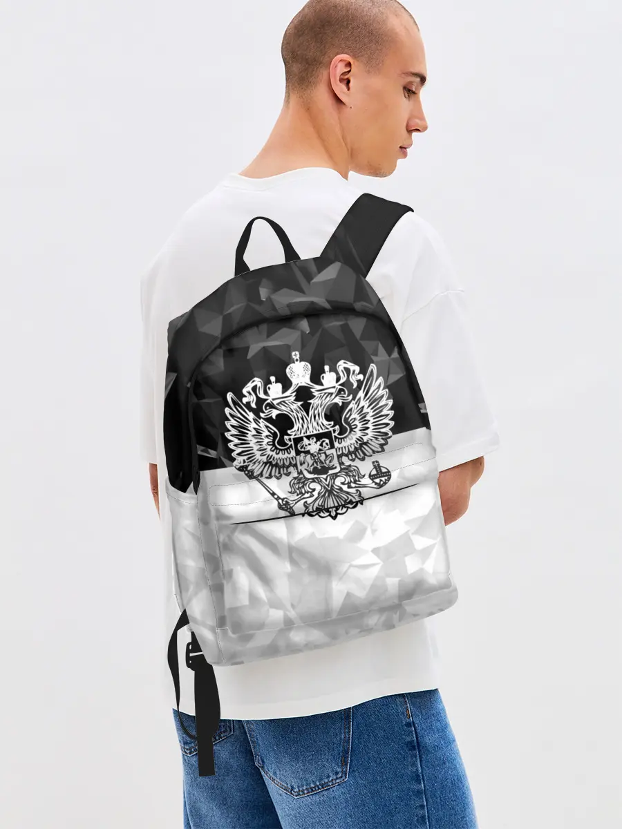 Рюкзак джинсовый / RUSSIA BLACK X WHITE | РОССИЯ