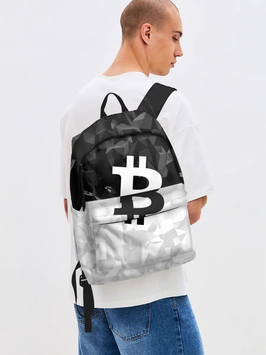Рюкзак джинсовый / BITCOIN Black Collection