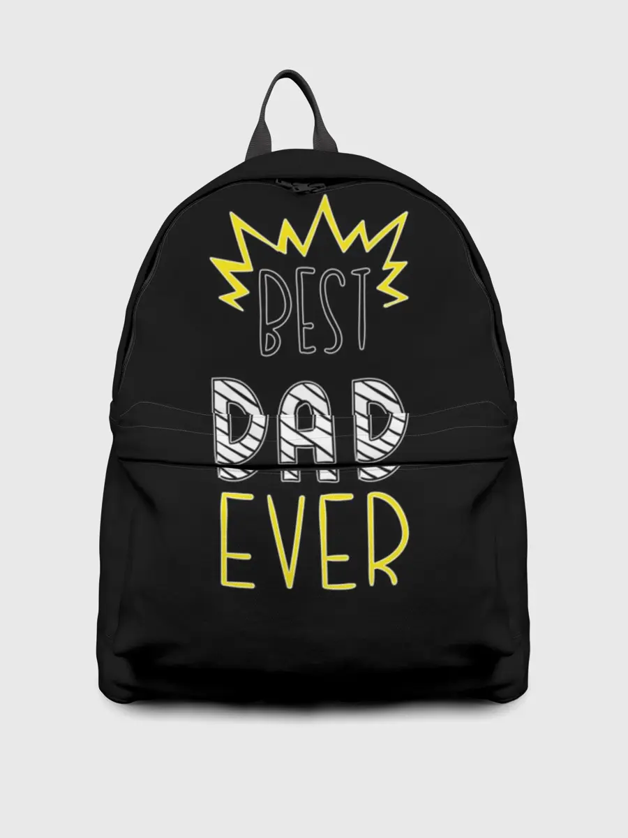 Рюкзак джинсовый / САМЫЙ ЛУЧШИЙ ПАПА