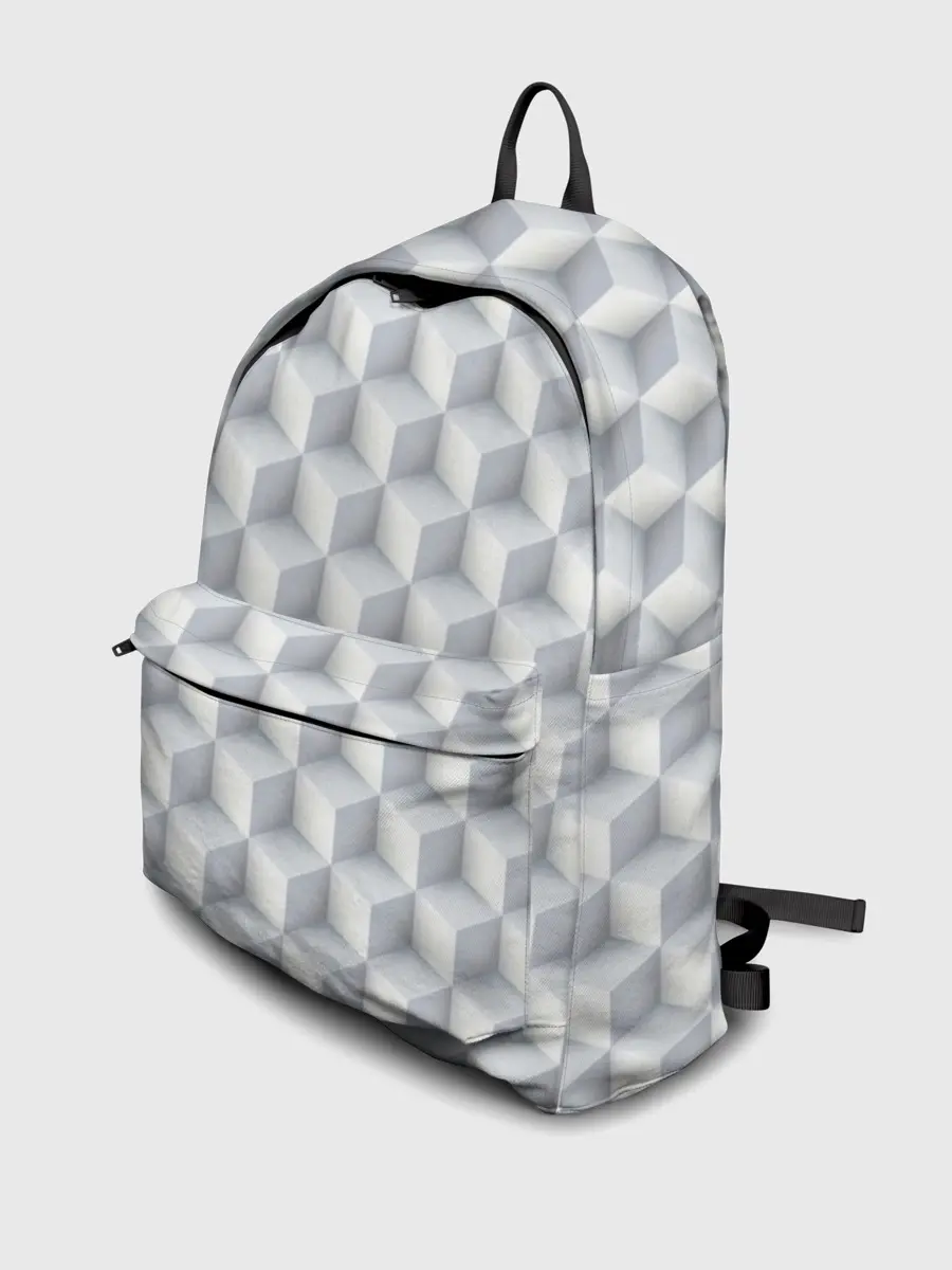 Рюкзак джинсовый / 3D Кубы