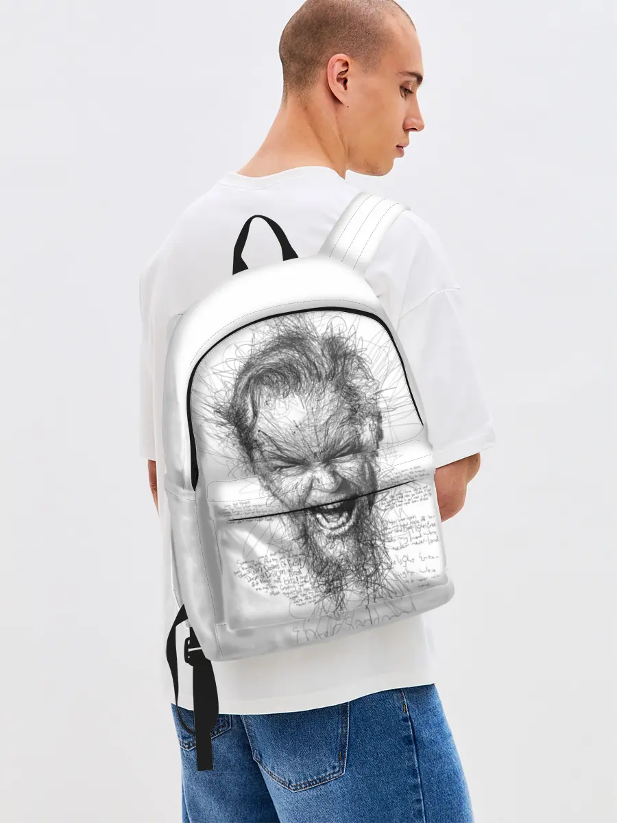 Рюкзак джинсовый / Metallica James Alan Hatfield