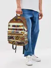 Рюкзак джинсовый / Африканская мозаика