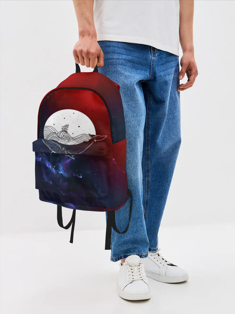 Рюкзак джинсовый / Кит