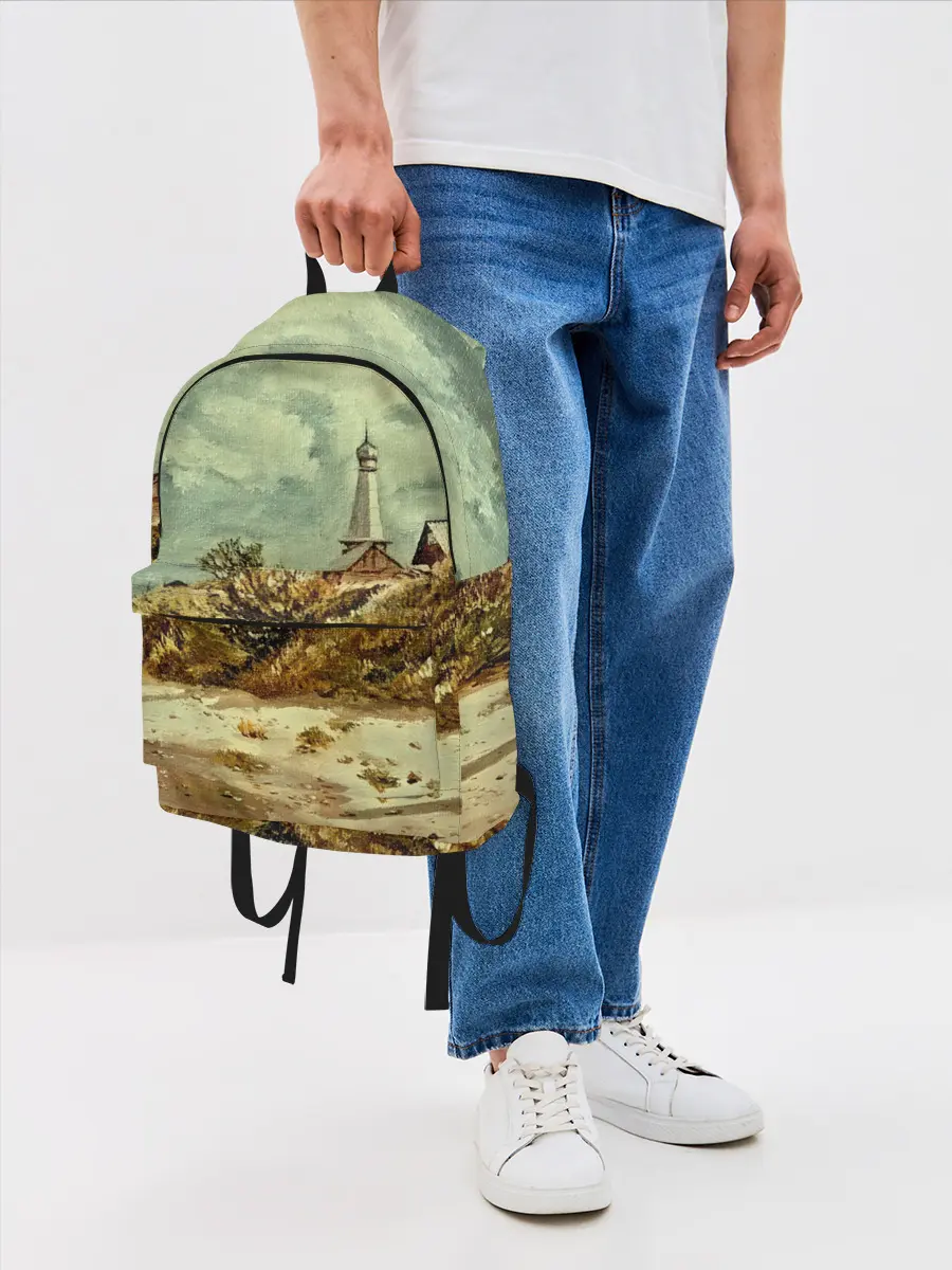 Рюкзак джинсовый / Старинный город