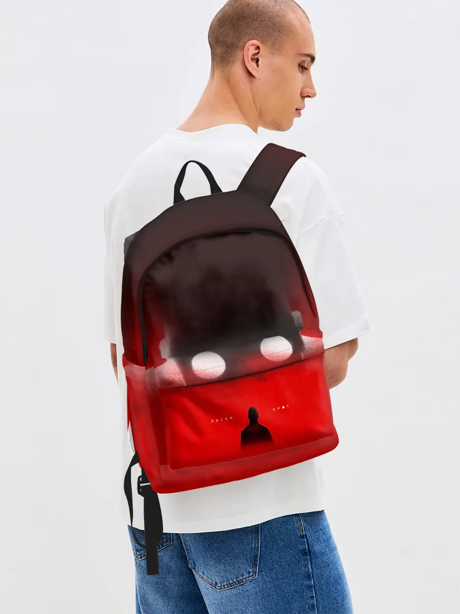 Рюкзак джинсовый / Хаски Крот