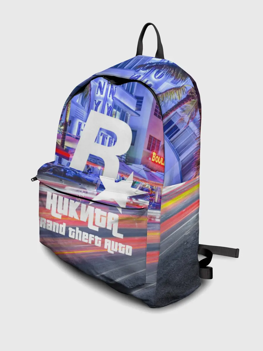 Рюкзак джинсовый / Никита в стиле GTA