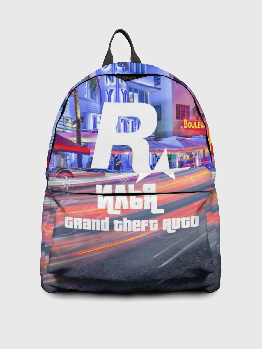 Рюкзак джинсовый / Илья в стиле GTA