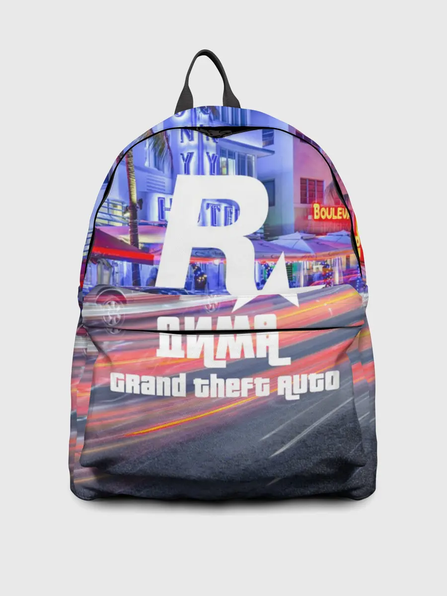 Рюкзак джинсовый / Дима в стиле GTA