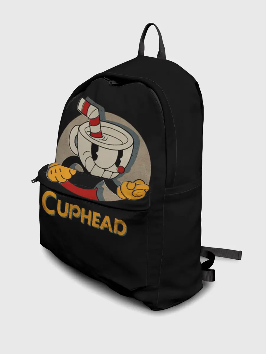 Рюкзак джинсовый / Cuphead