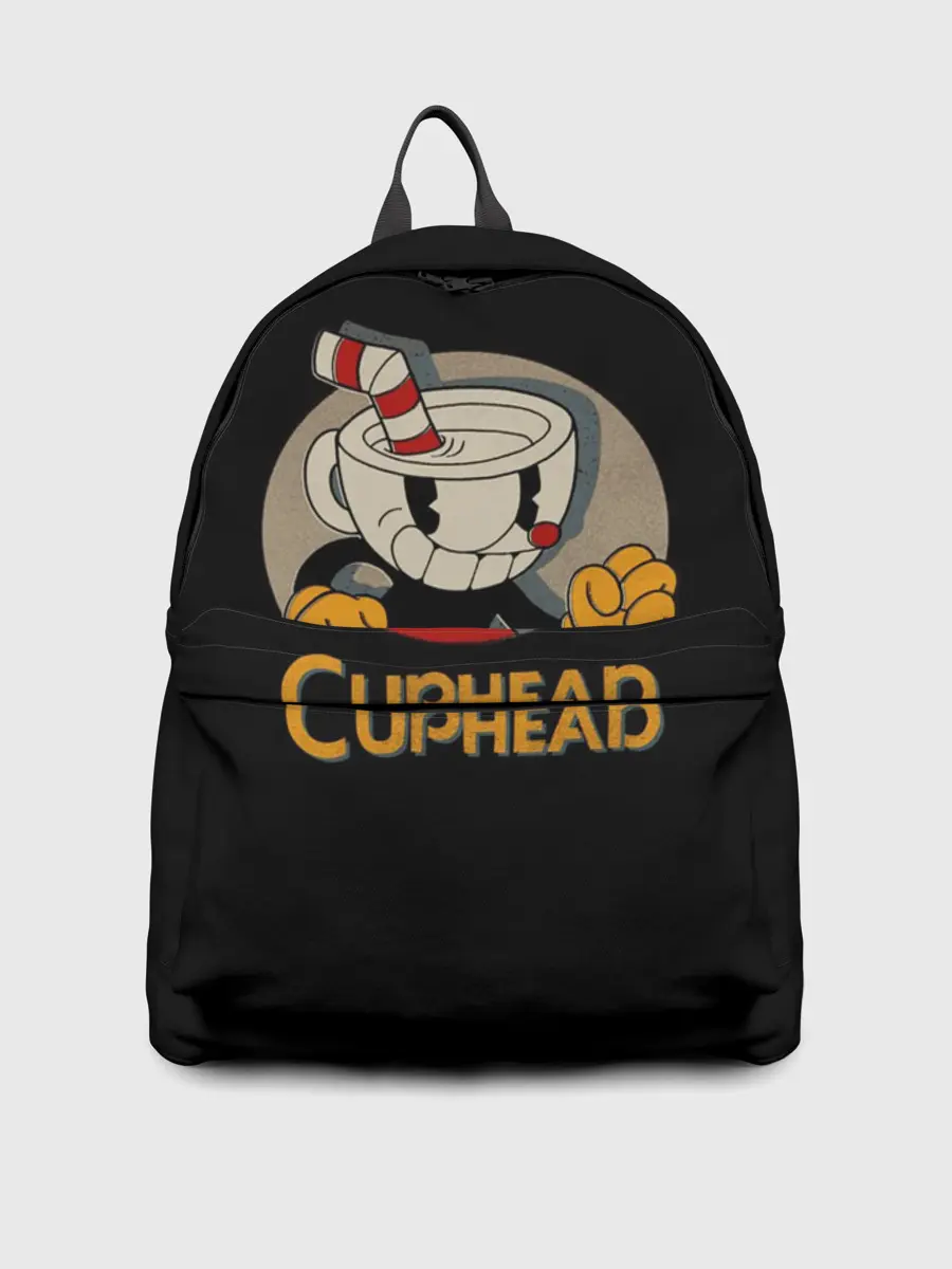 Рюкзак джинсовый / Cuphead