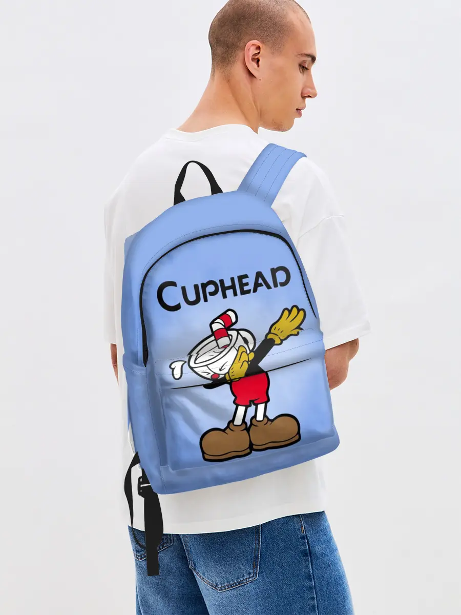 Рюкзак джинсовый / Cuphead
