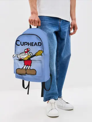 Рюкзак джинсовый / Cuphead