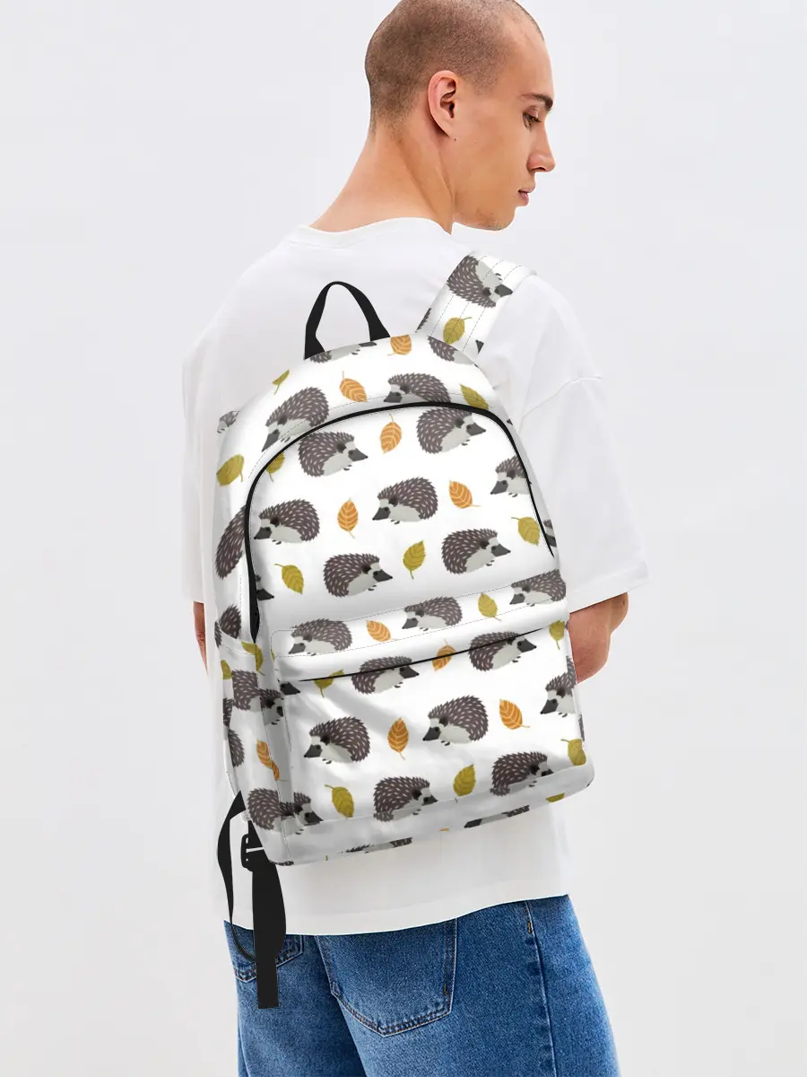 Рюкзак джинсовый / чего такой колючий?