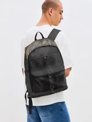 Рюкзак джинсовый / Жилетка Дэрила