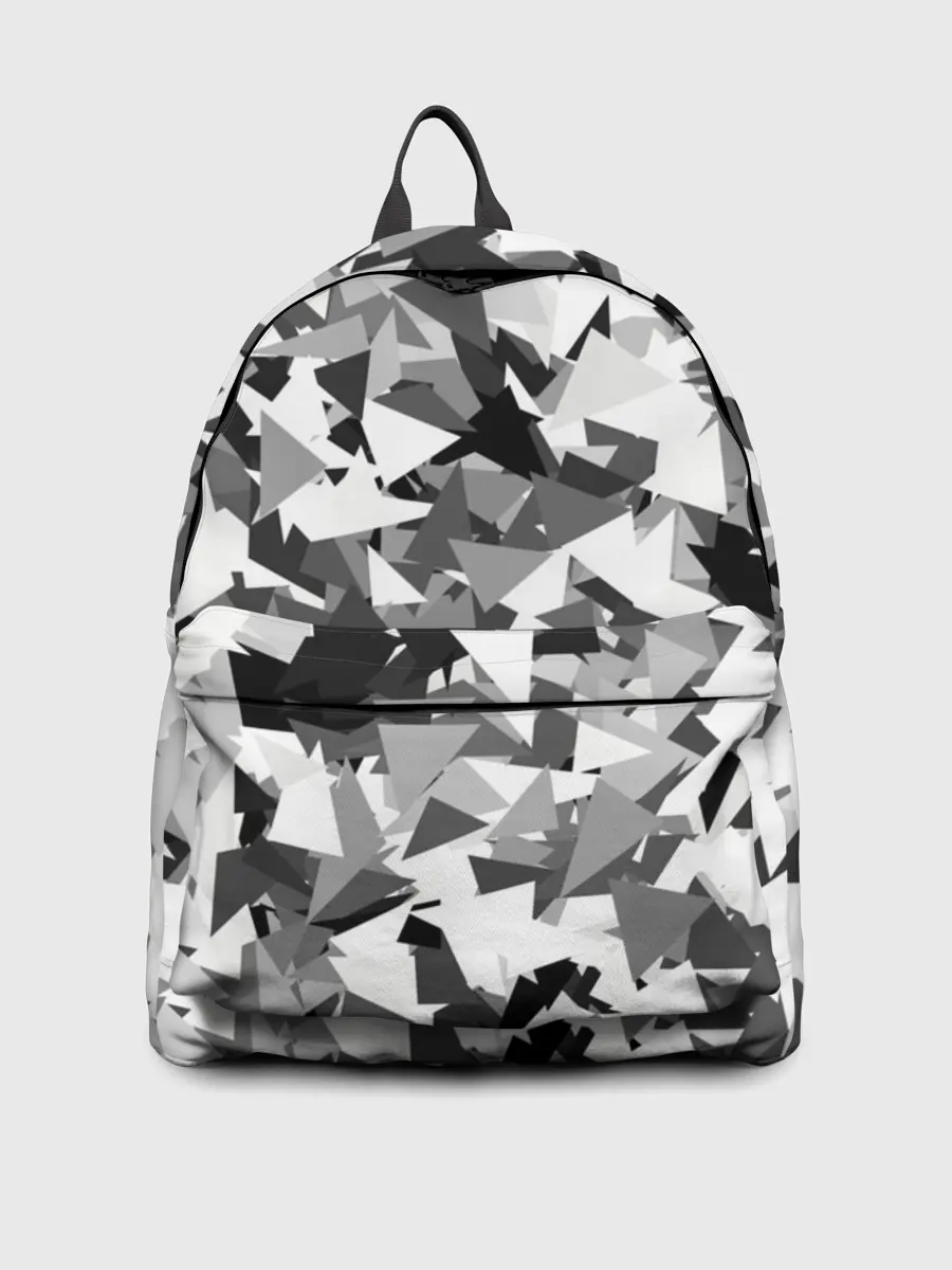 Рюкзак джинсовый / Городской серый камуфляж