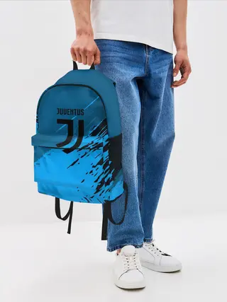 Рюкзак джинсовый / FC Juventus abstract style