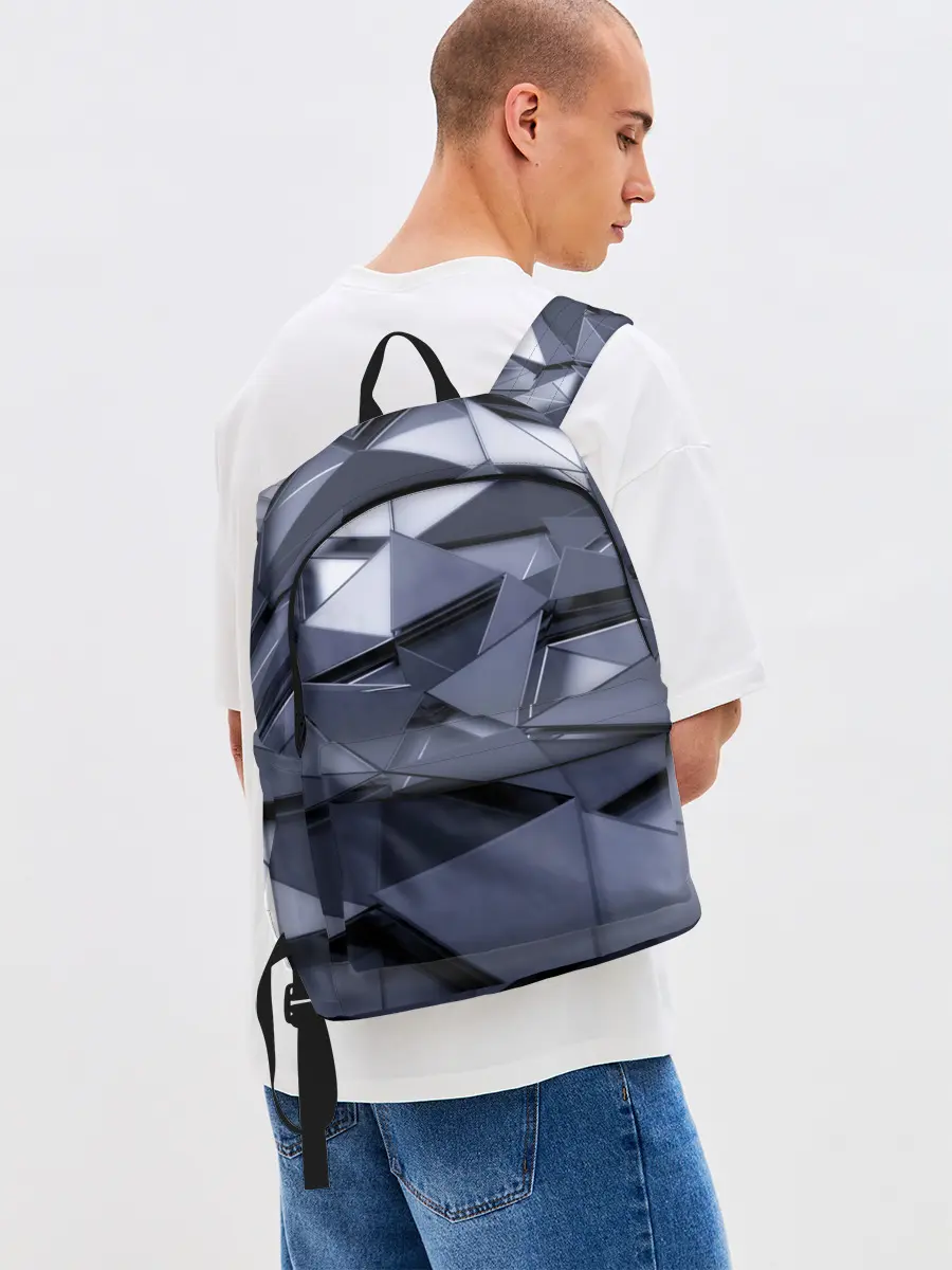 Рюкзак джинсовый / Metalic geometry
