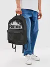 Рюкзак джинсовый / Fortnite Black Abstract