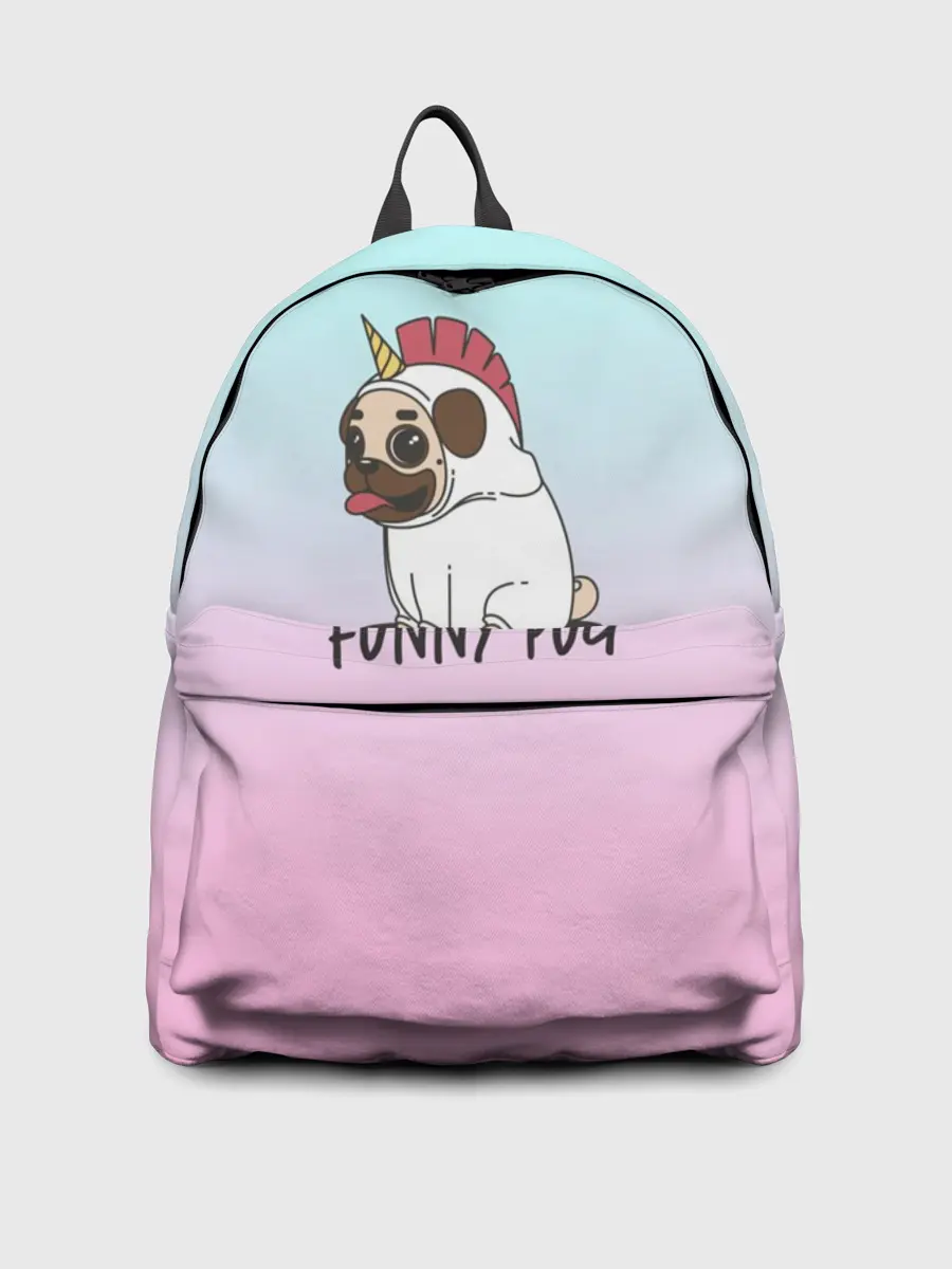 Рюкзак джинсовый / Funny PUG