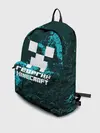 Рюкзак джинсовый / Георгий в стиле Minecraft