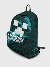 Рюкзак джинсовый / Михаил в стиле Minecraft