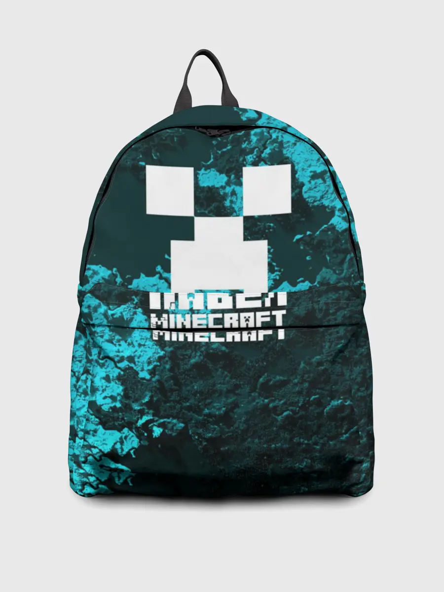 Рюкзак джинсовый / Павел в стиле Minecraft