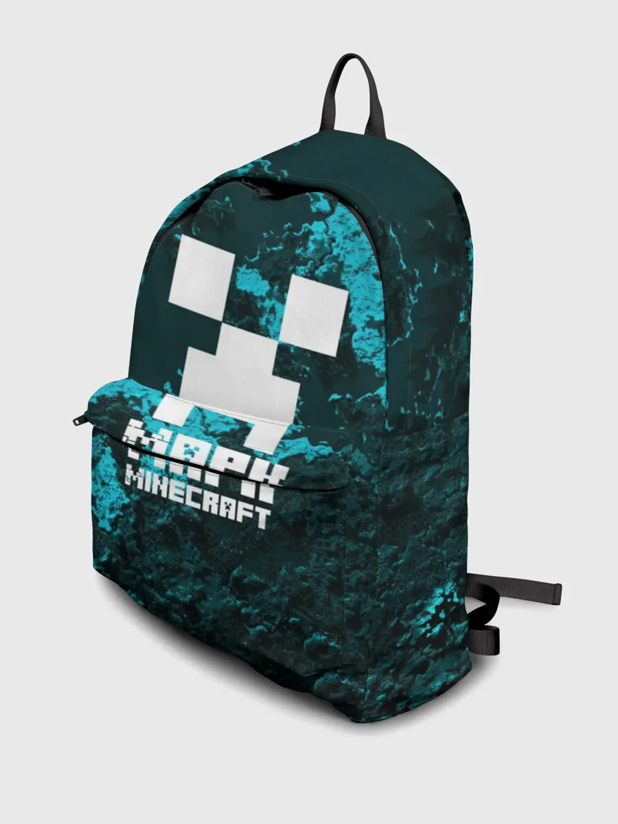 Рюкзак джинсовый / Марк в стиле Minecraft