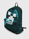 Рюкзак джинсовый / Глеб в стиле Minecraft