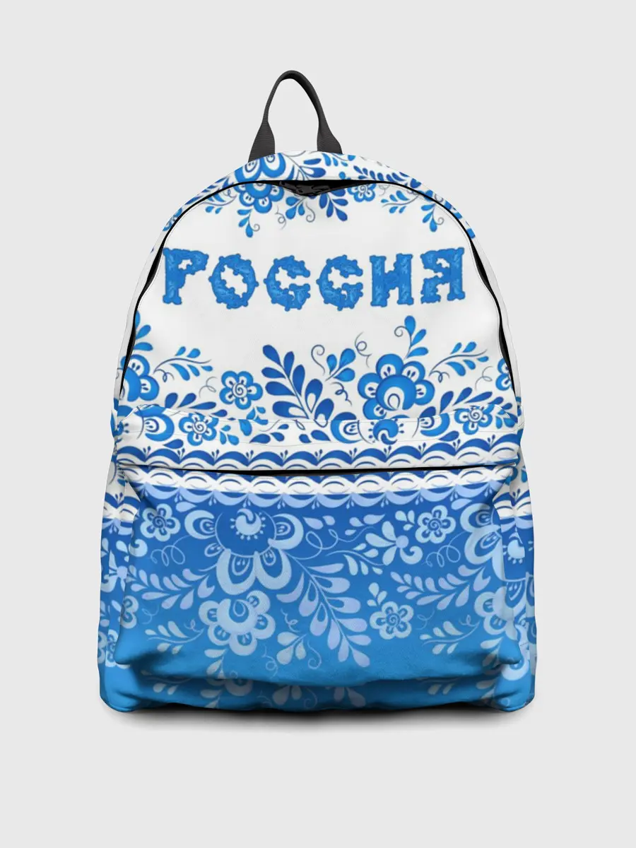 Рюкзак джинсовый / Россия гжель