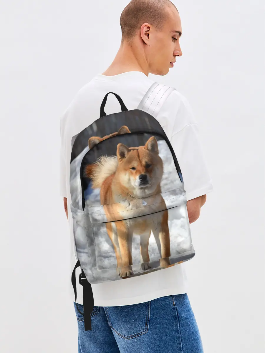 Рюкзак джинсовый / Акита-ину