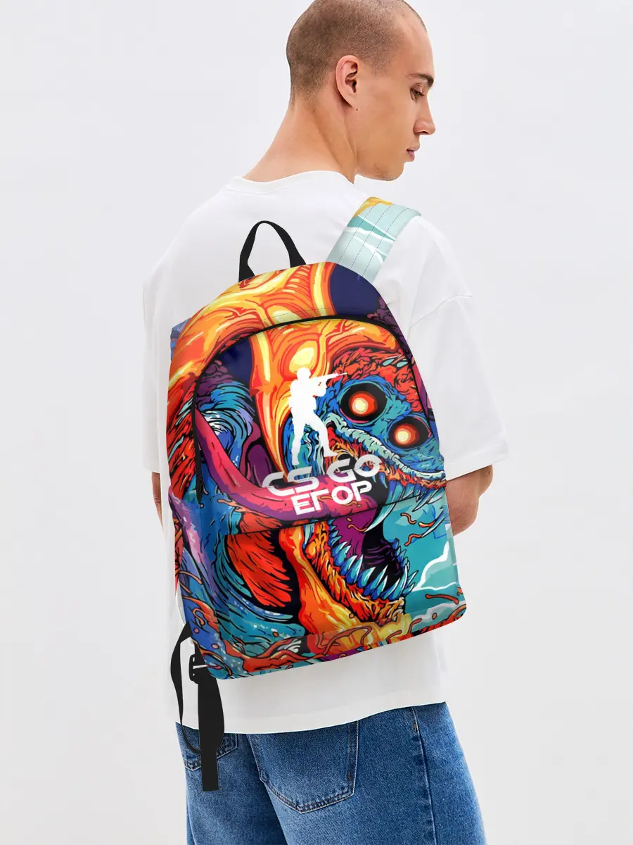 Рюкзак джинсовый / Егор в стиле CS GO