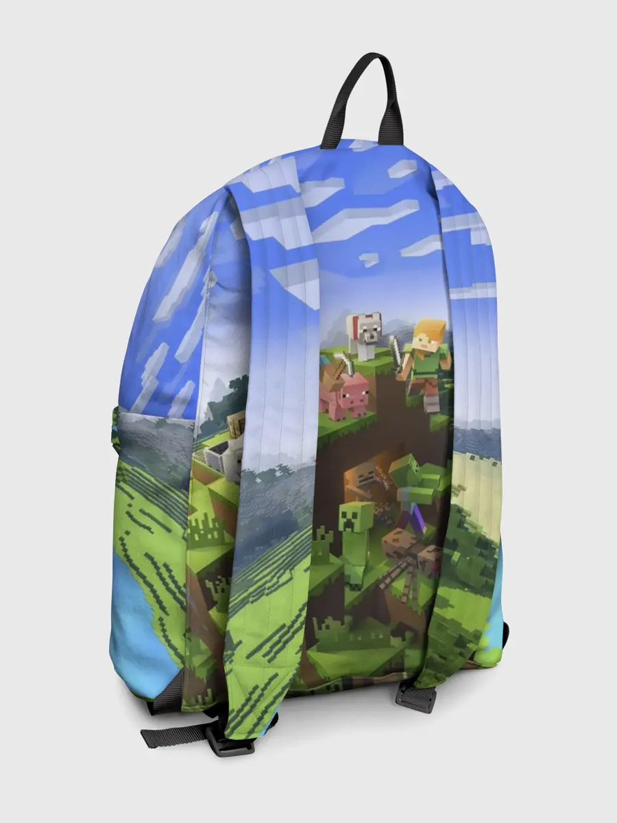 Рюкзак джинсовый / Виктор - Minecraft