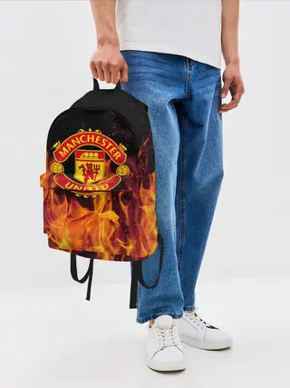 Рюкзак джинсовый / FC Manchester United