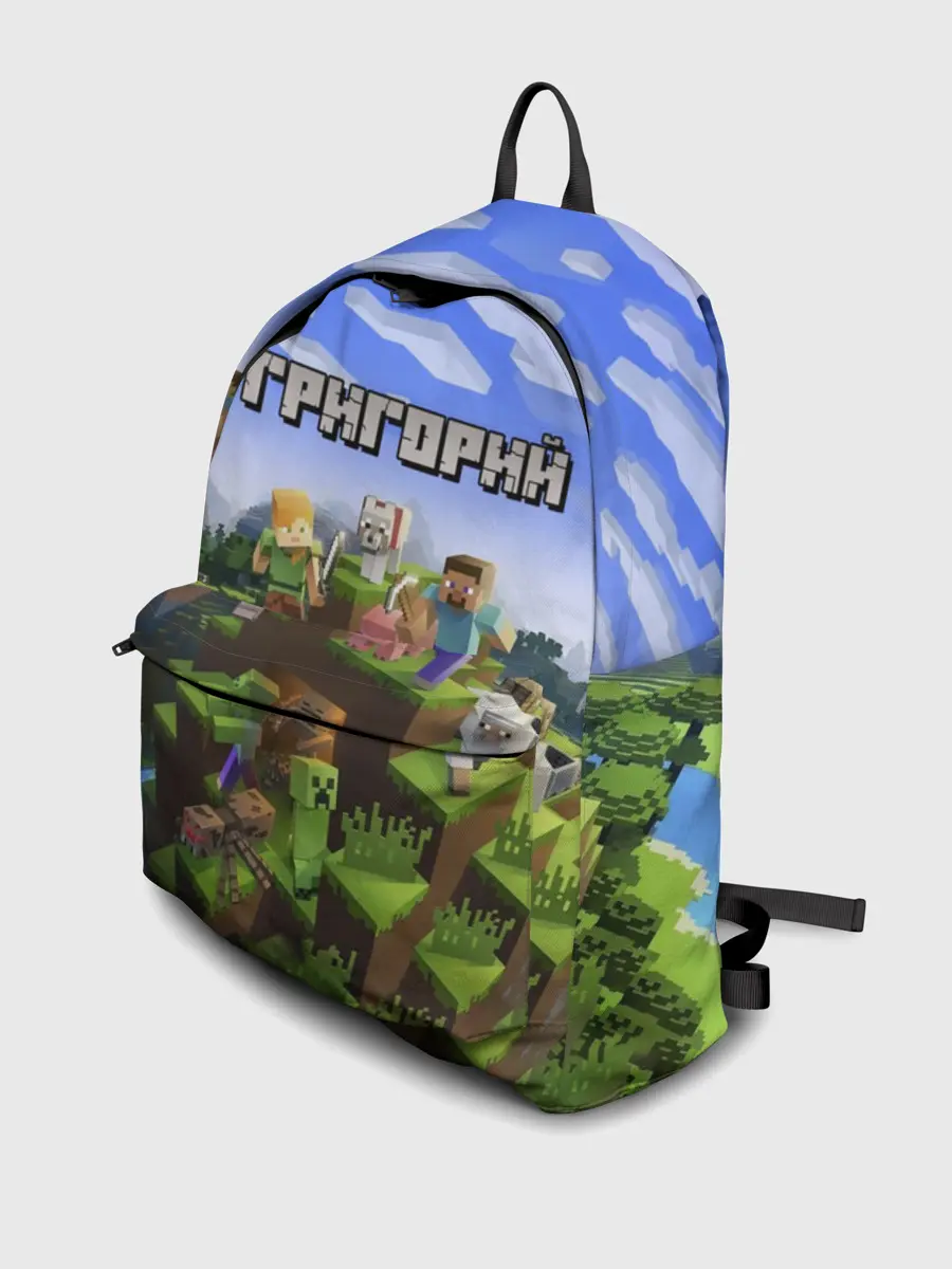 Рюкзак джинсовый / Григорий - Minecraft