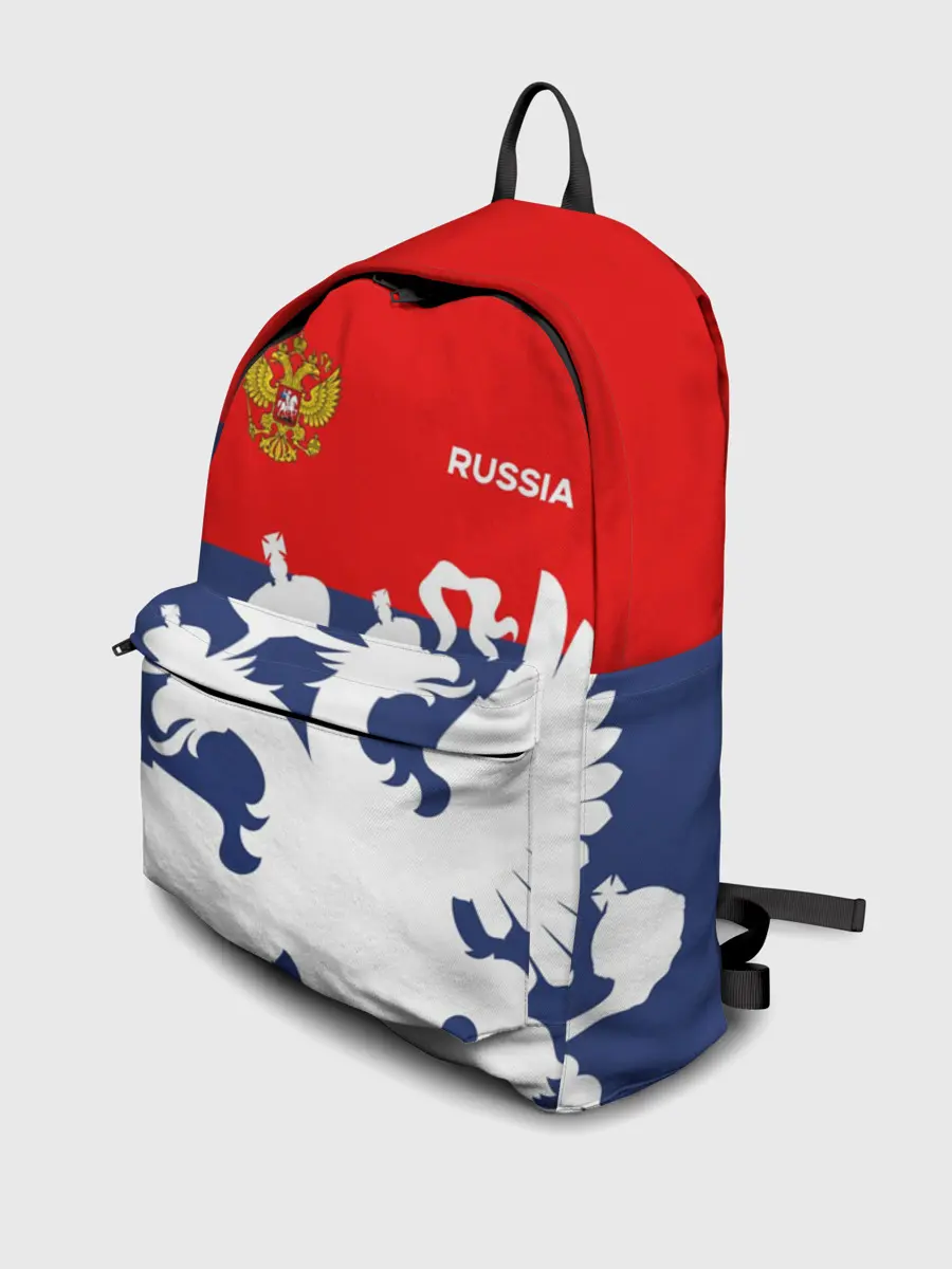 Рюкзак джинсовый / Герб РФ