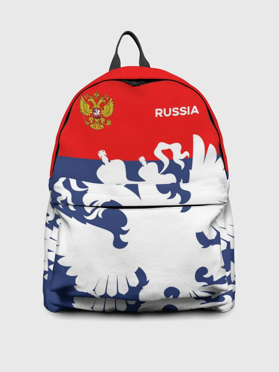 Рюкзак джинсовый / Герб РФ