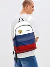 Рюкзак джинсовый / Россия Триколор