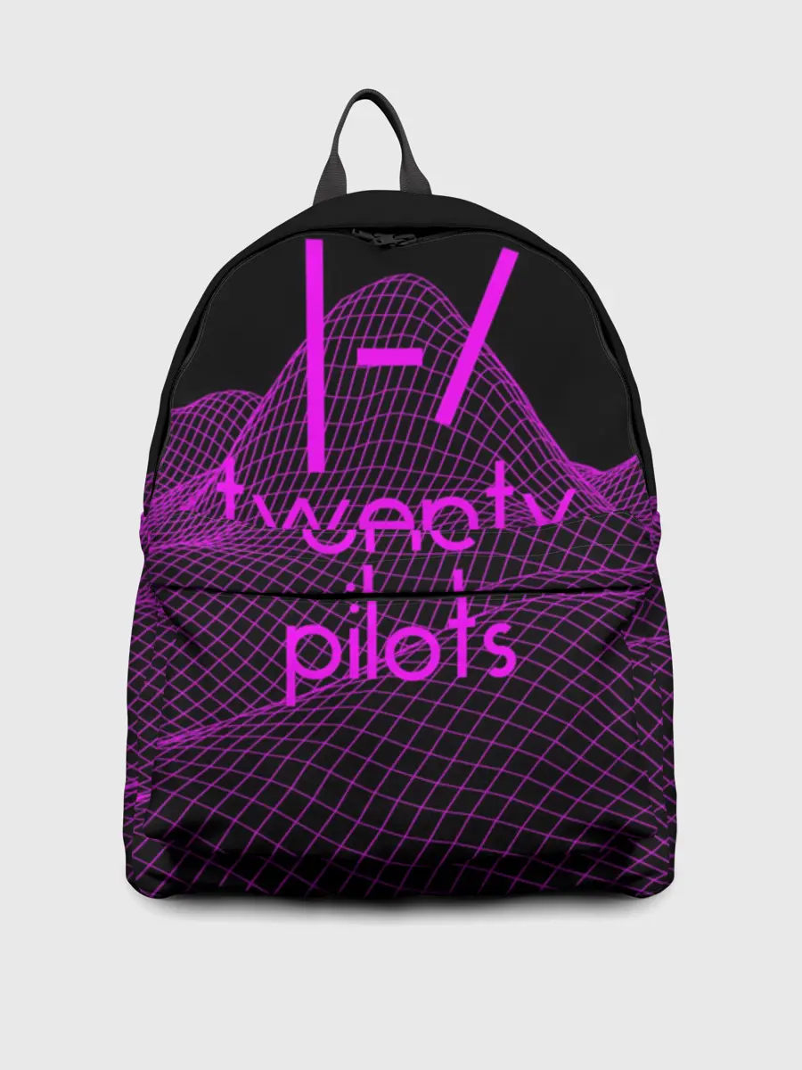 Рюкзак джинсовый / twenty one pilots neon music