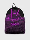 Рюкзак джинсовый / twenty one pilots neon music