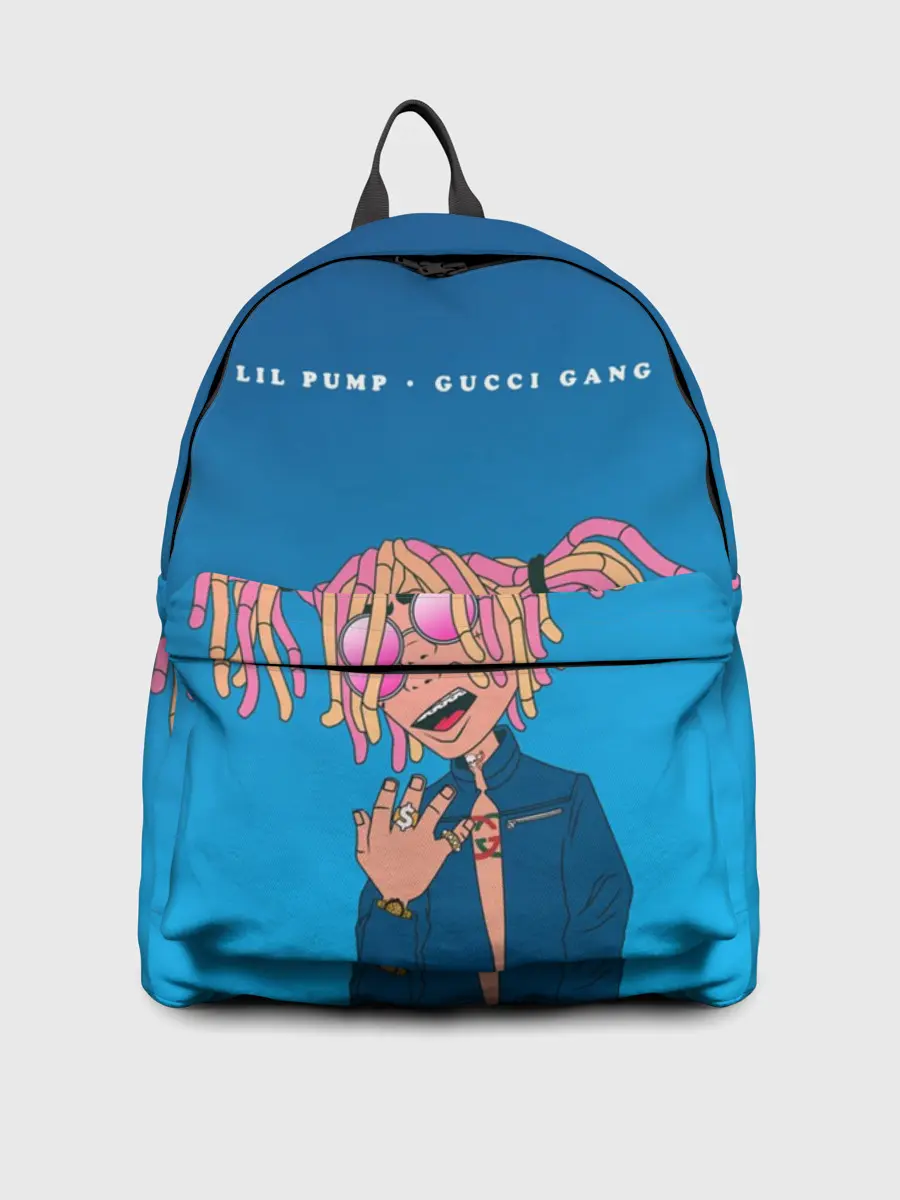 Рюкзак джинсовый / Lil Pump Gucci Gang